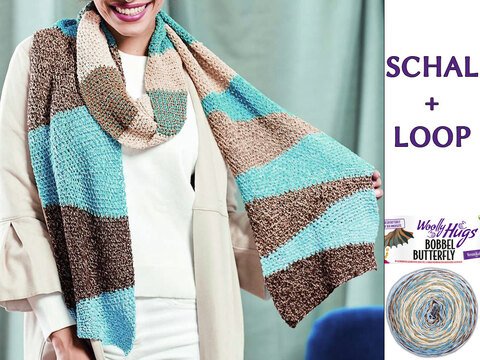 SCHAL + LOOP MIT VERKÜRZTEN REIHEN