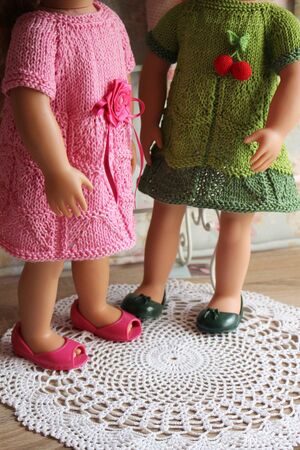 Dolls Dress Knitting Pattern