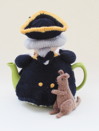Captain James Cook Tea Cosy Knitting Pattern