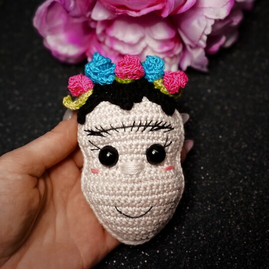 Anhänger  "Dia de los muertos" häkeln