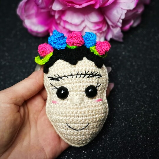 Anhänger  "Dia de los muertos" häkeln