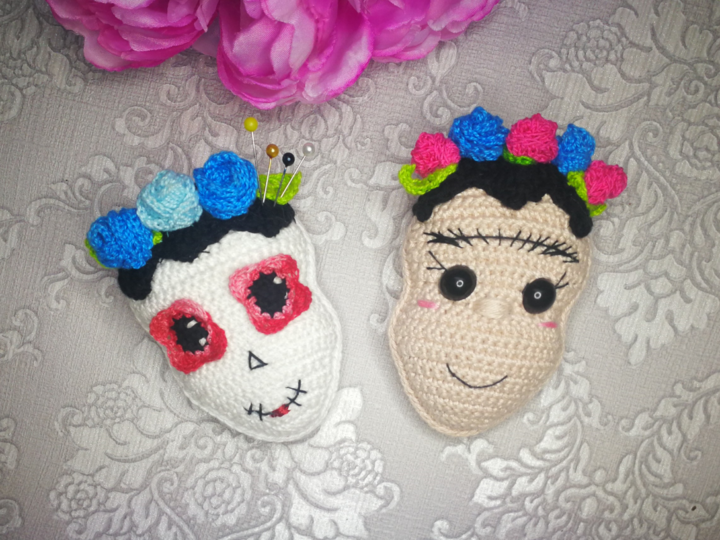 Anhänger  "Dia de los muertos" häkeln