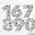 Blumen Zahlen 6-9 Plotterdatei SVG DXF