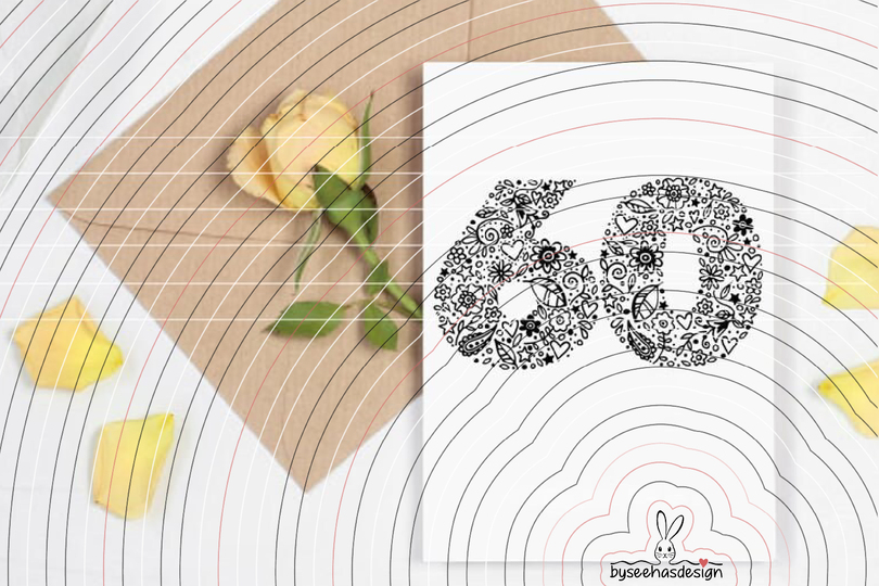 Blumen Zahlen 6-9 Plotterdatei SVG DXF