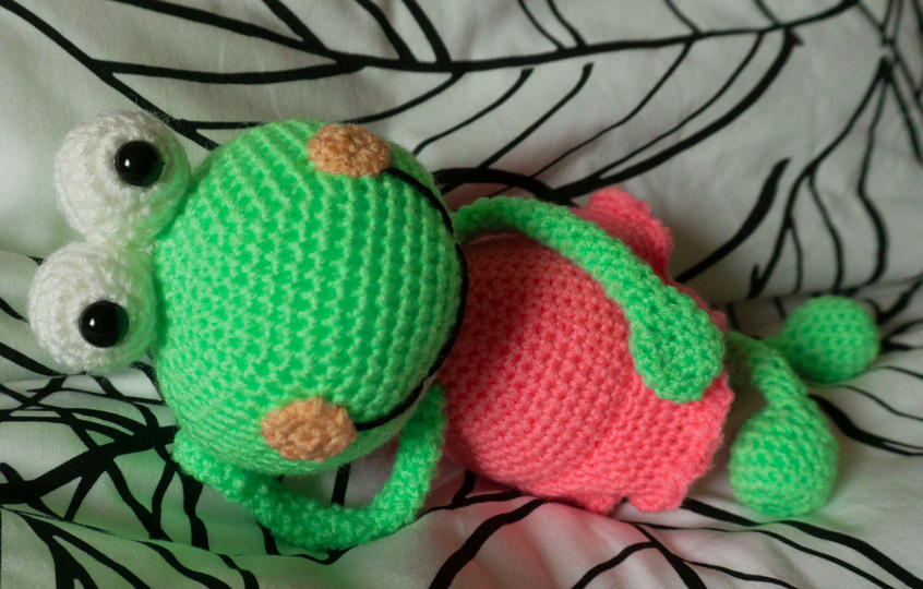 Amigurumi Häkelanleitung für den Froschilla
