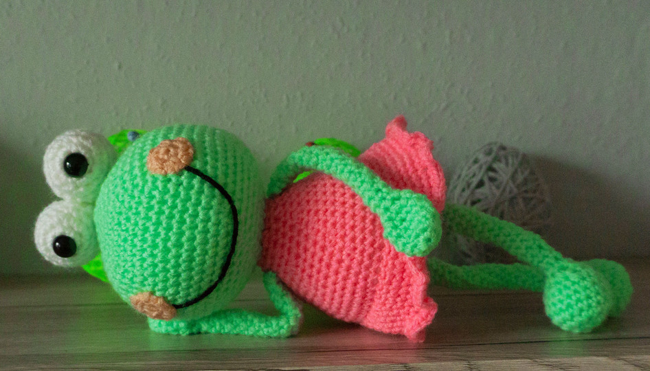 Amigurumi Häkelanleitung für den Froschilla