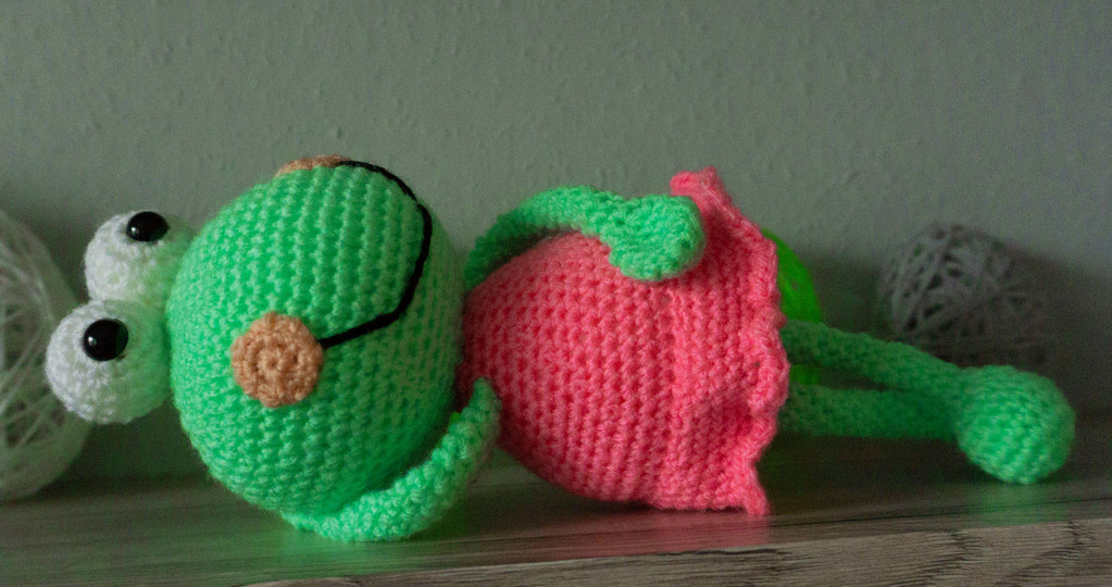 Amigurumi Häkelanleitung für den Froschilla