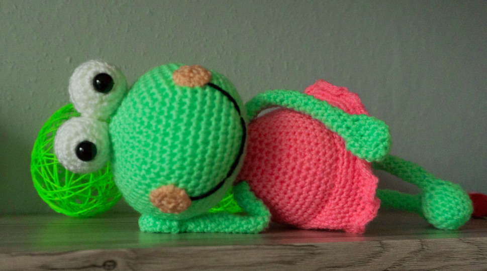Amigurumi Häkelanleitung für den Froschilla