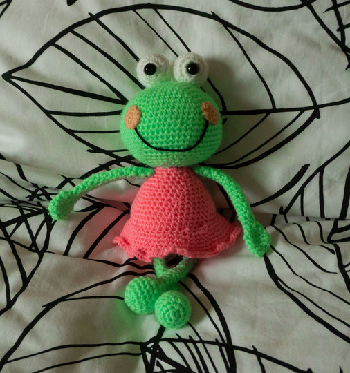 Amigurumi Häkelanleitung für den Froschilla