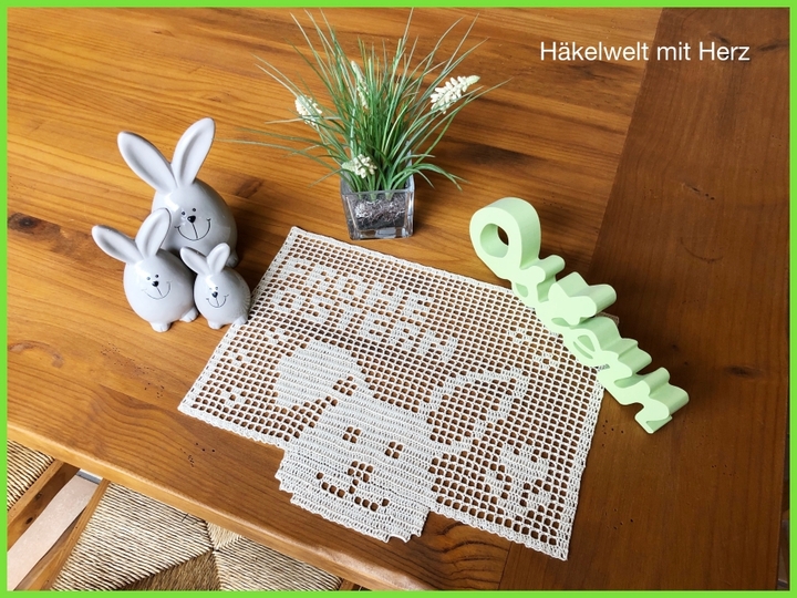 Häkeln / Platzdeckchen "Schnuffel"