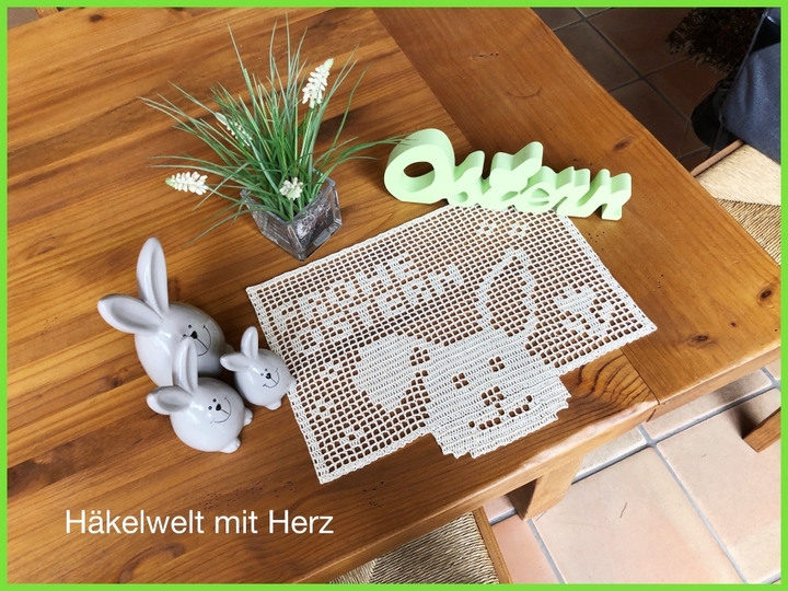 Häkeln / Platzdeckchen "Schnuffel"