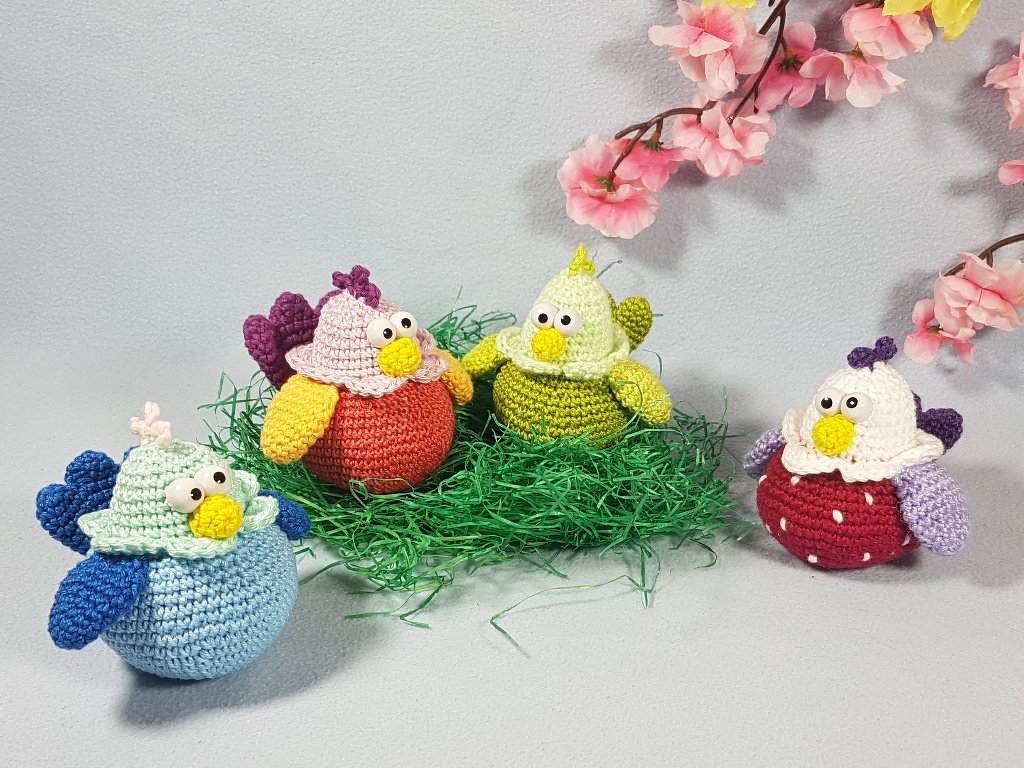 Häkelanleitung, Minihenne Clementinchen - Bild 2