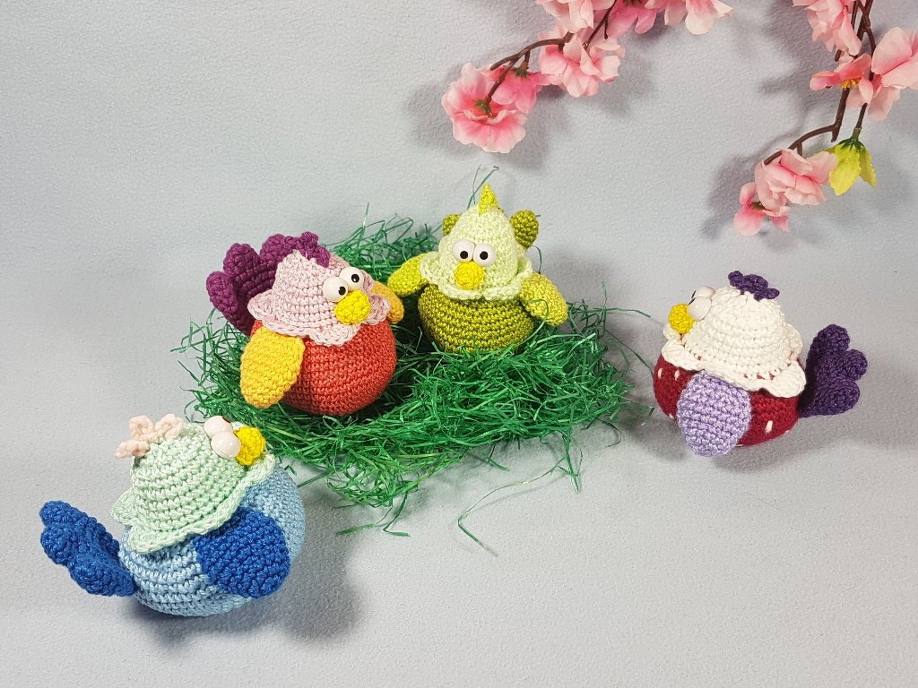 Häkelanleitung, Minihenne Clementinchen - Bild 5