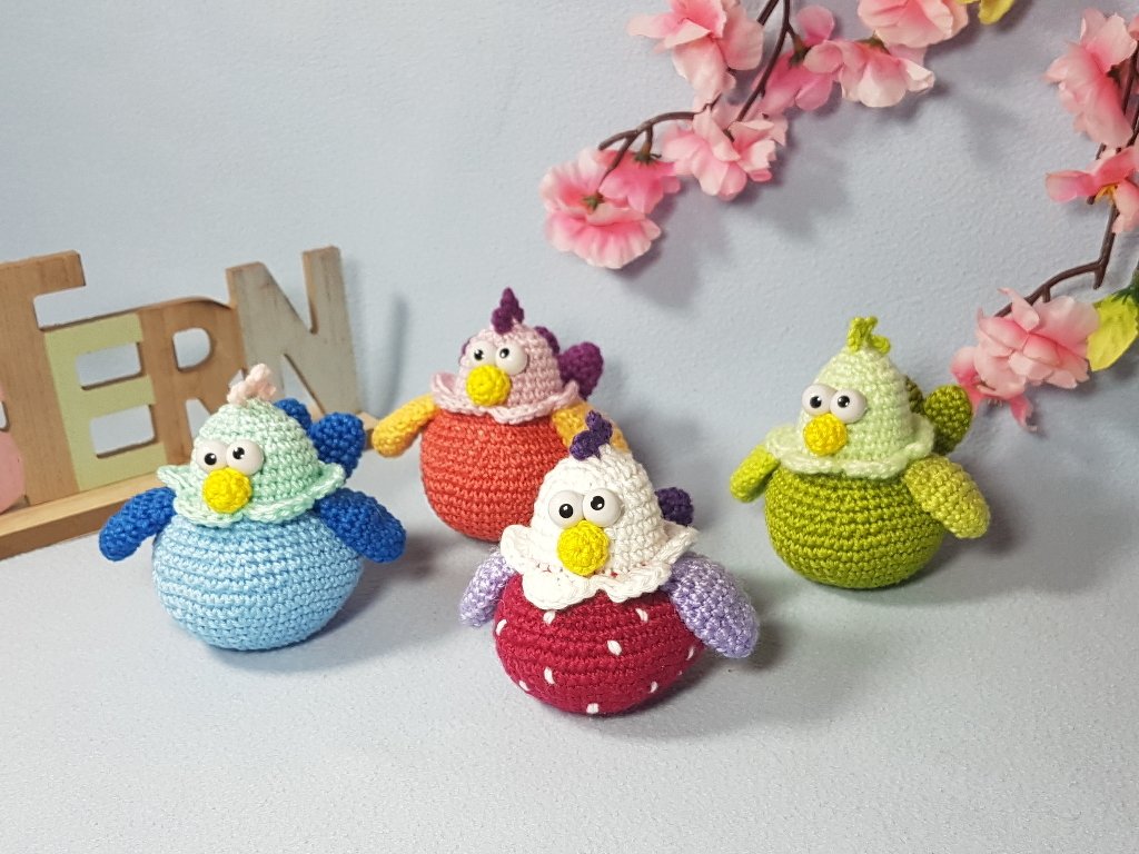 Häkelanleitung, Minihenne Clementinchen - Bild 6