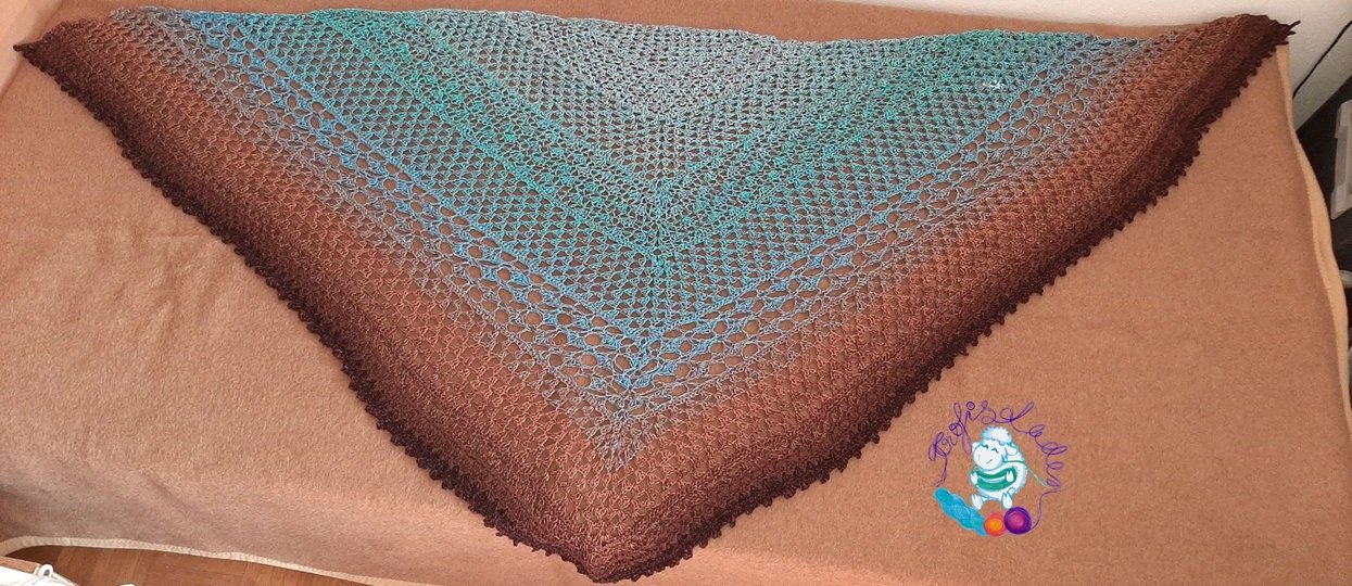 Tuch "Muschelvariationen"