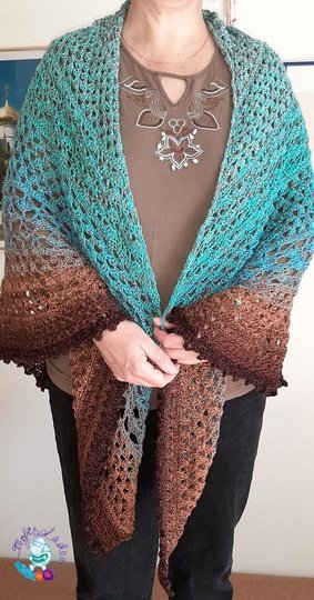 Tuch "Muschelvariationen"