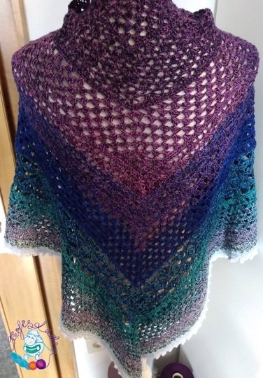 Tuch "Muschelvariationen"