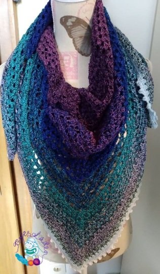 Tuch "Muschelvariationen"