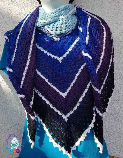 Tuch "Muschelvariationen"