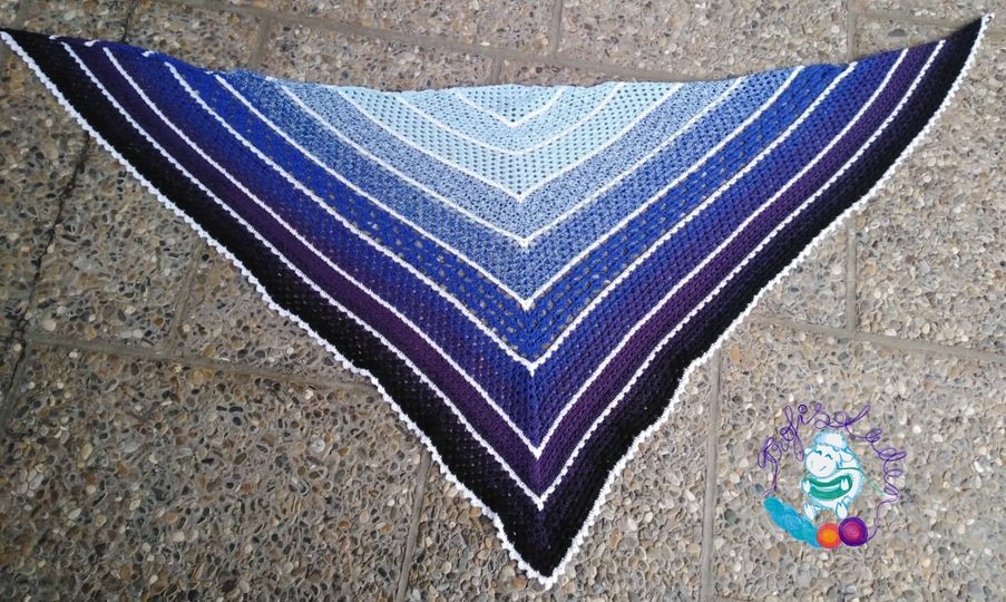 Tuch "Muschelvariationen"