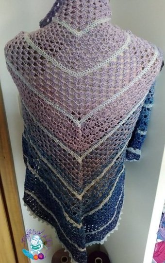 Tuch "Muschelvariationen"