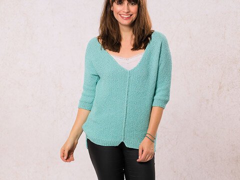 Strickanleitung Damenpulli "Ancona" 760157