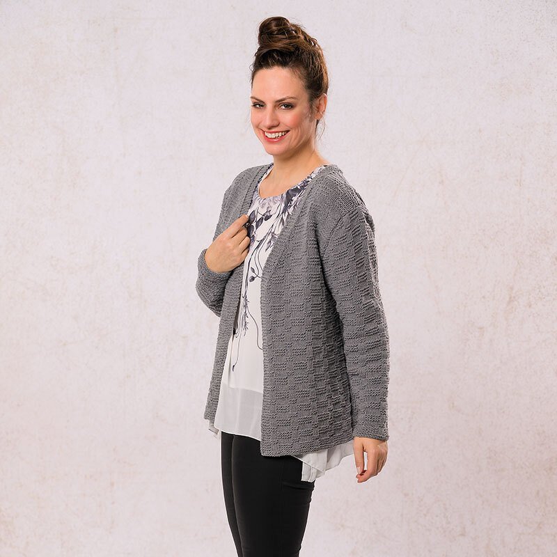 Strickanleitung Damenjacke "Melazzo" 760150 - Bild 2