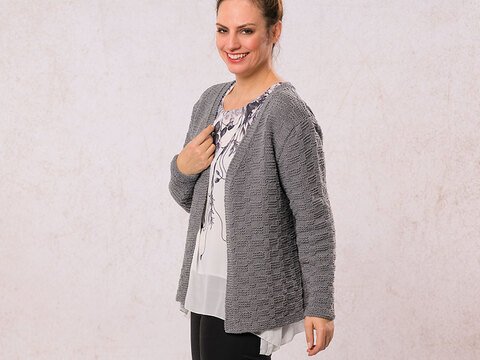 Strickanleitung Damenjacke "Melazzo" 760150