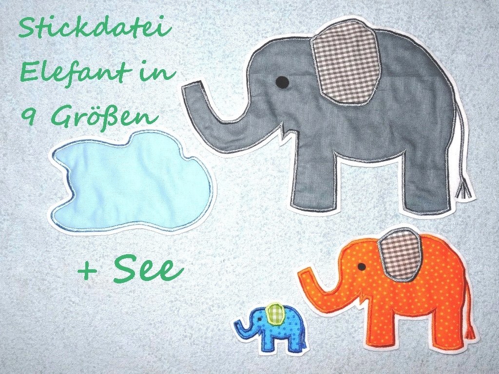 Elefant Stickdatei