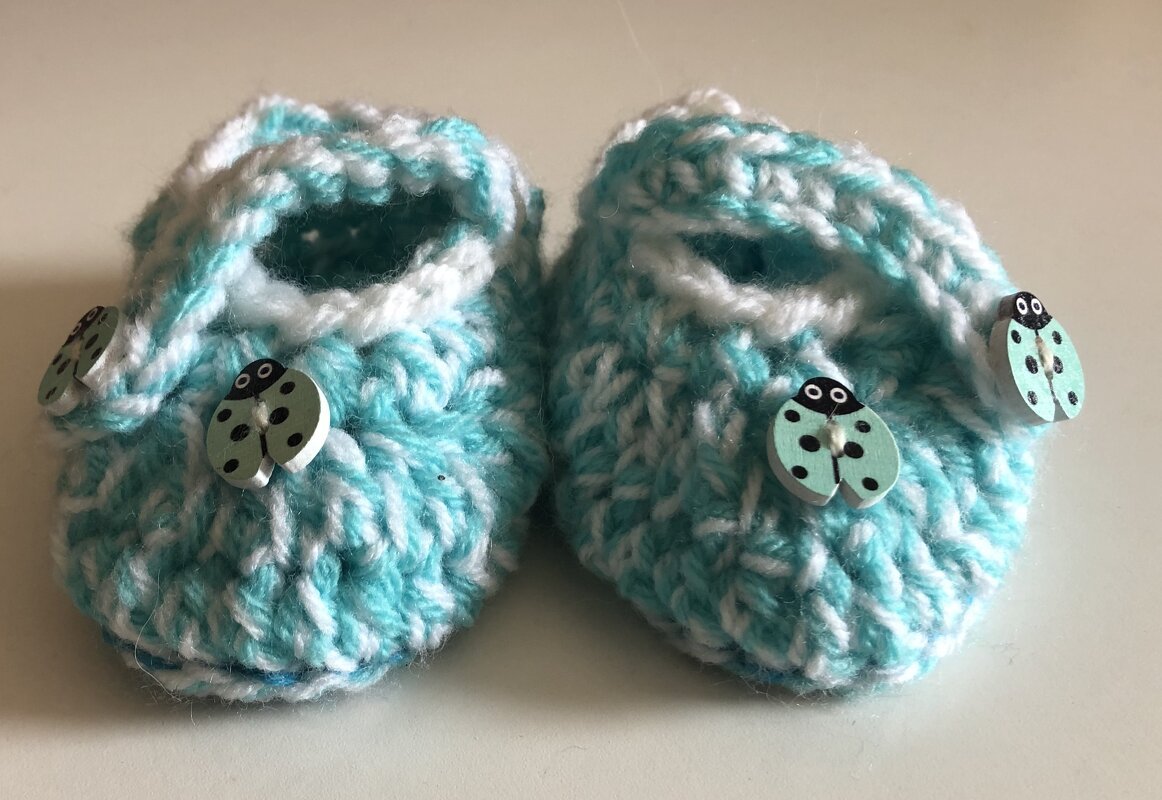 Häkelanleitung Babyschuhe Dorli - Bild 3