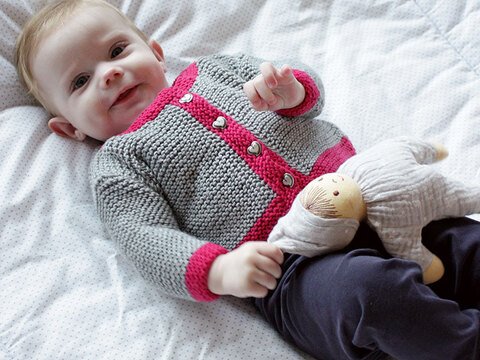 Strickanleitung Kinderjacke "Ideal" 760166
