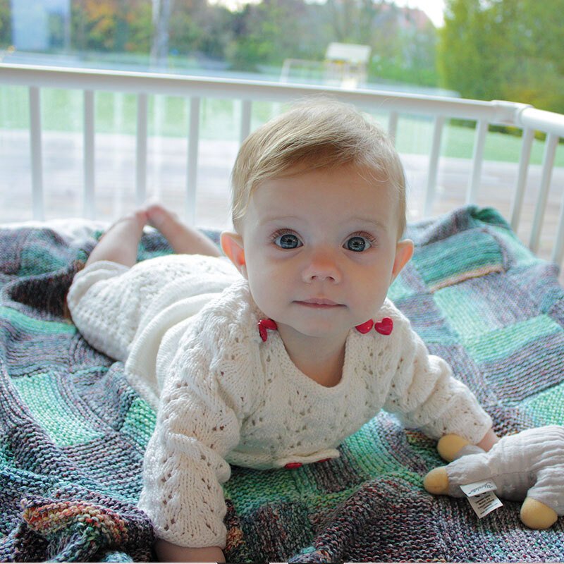 Strickanleitung Babydecke "Messina" 760165