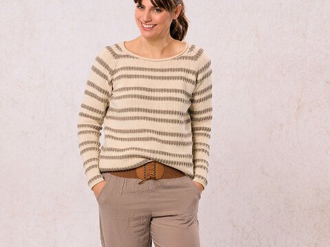 Strickanleitung Damenpullover "Piano" 760159