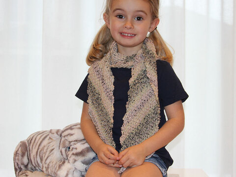 Strickanleitung Zackenschal "Messina" 760188