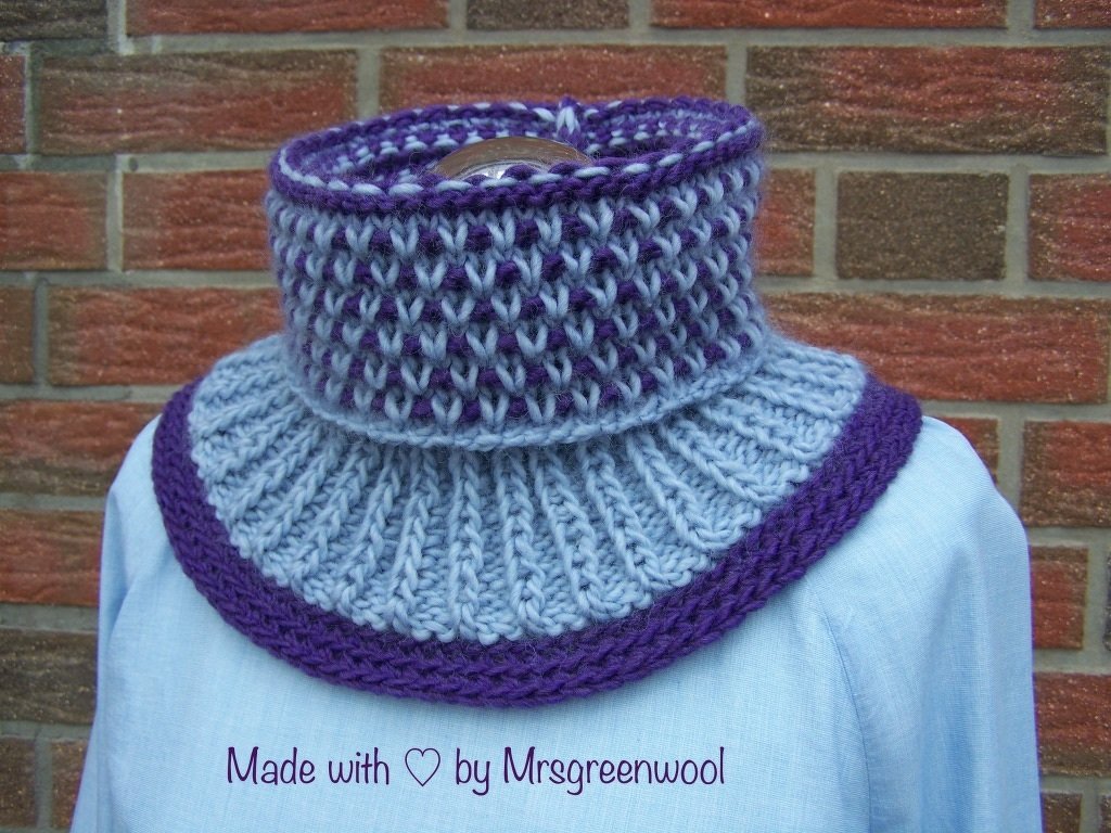 Strickanleitung für Kragenschal "Mirakel"