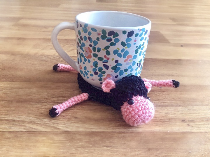 Sparpaket zu Ostern - Schäfchen Eierwärmer und Untersetzer -