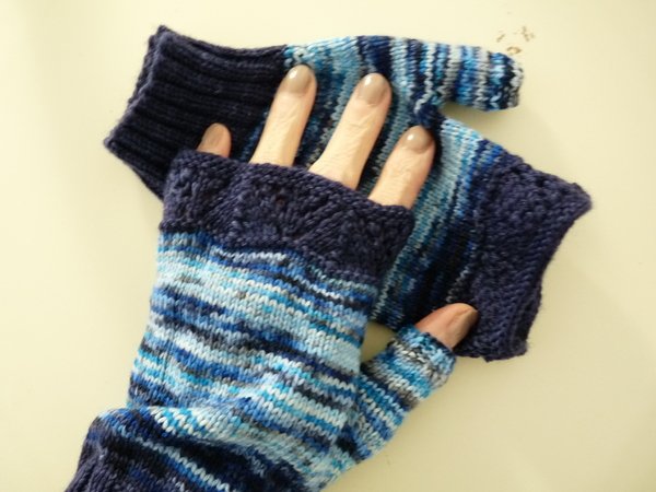 fingerlose Handschuhe Dackelliebe