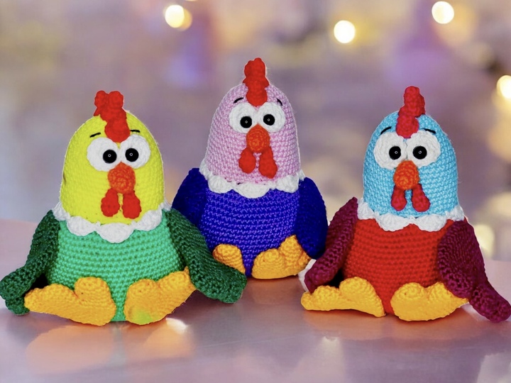 Große Fette Henne - Häkelanleitung