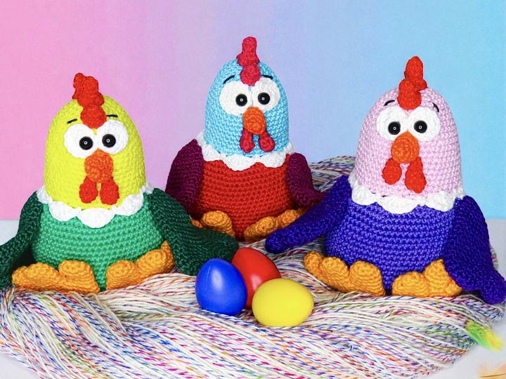 Große Fette Henne - Häkelanleitung