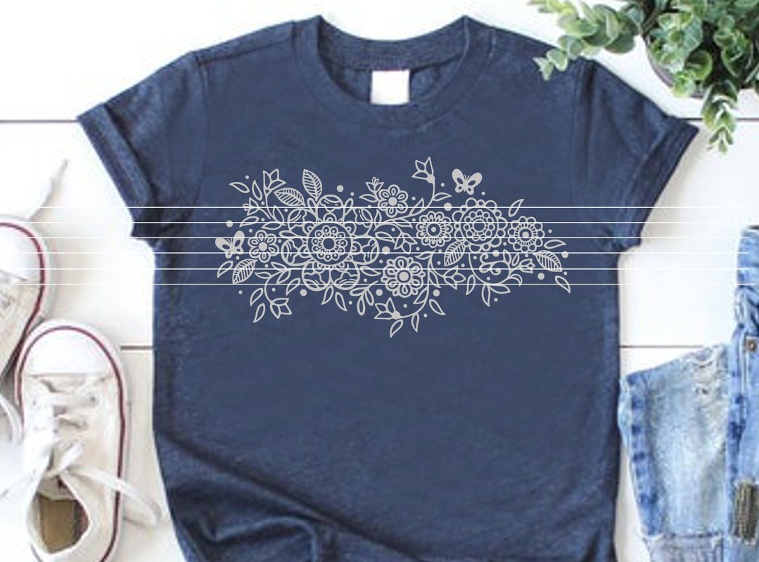 Blumen Deko Plotterdatei SVG DXF FCM - Bild 5