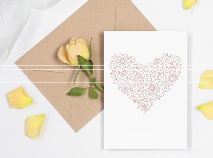 Blumen Herz Plotterdatei SVG DXF