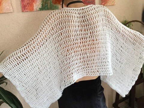 Anleitung 2 luftige Sommerponchos