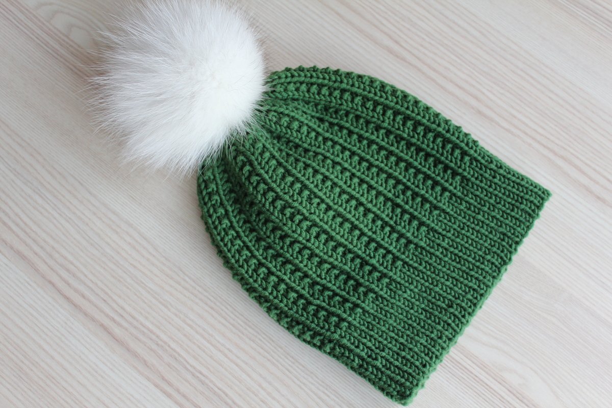 Strick-Set "GruneWald" Bommelmütze & Kragenschal PDF-Anleitung - Bild 5