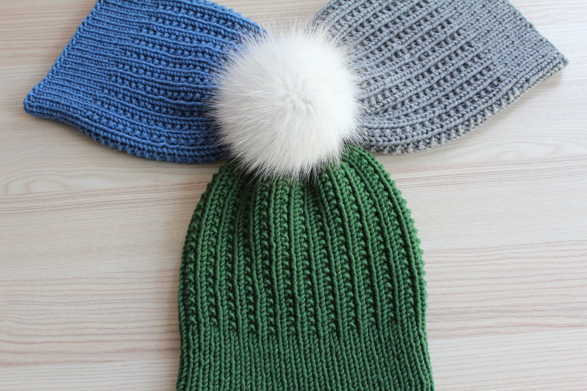Strick-Set "GruneWald" Bommelmütze & Kragenschal PDF-Anleitung - Bild 6