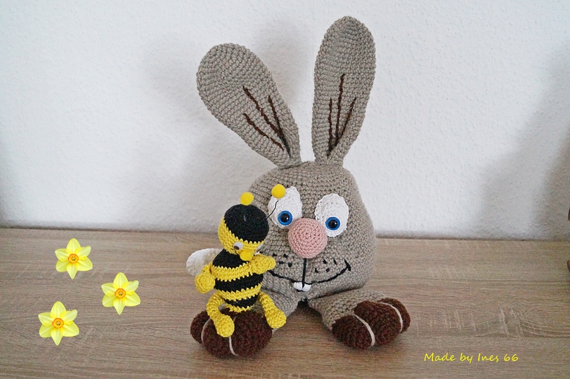 Häkelanleitung Türstopper, Osterdeko "der dicke Bertram und sein Freund Holger "