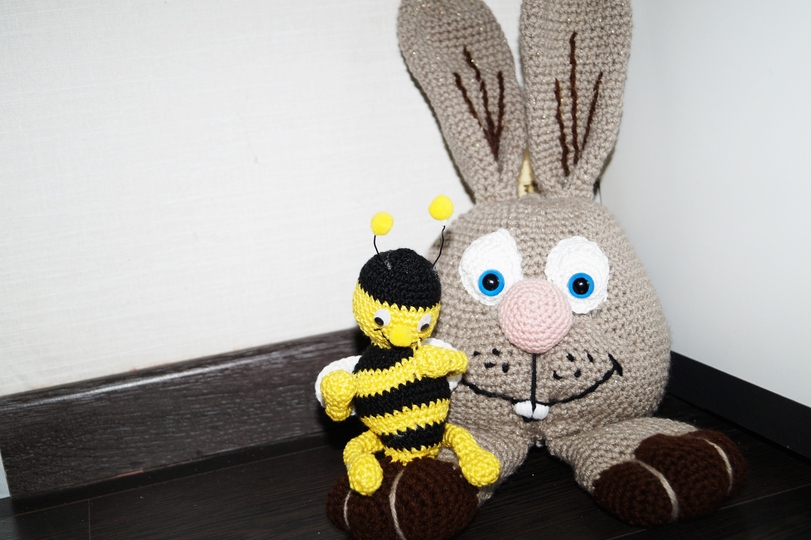 Häkelanleitung Türstopper, Osterdeko "der dicke Bertram und sein Freund Holger "