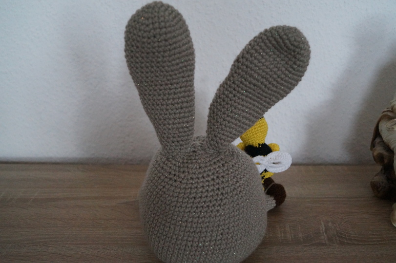 Häkelanleitung Türstopper, Osterdeko "der dicke Bertram und sein Freund Holger "