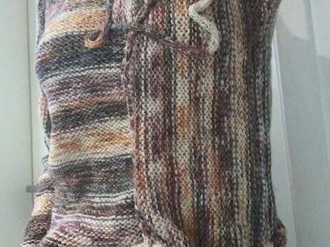 Anleitung Damenpullover "Linksverquer"