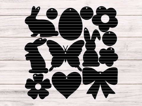 Ostern Baum Deko Plotterdatei SVG DXF