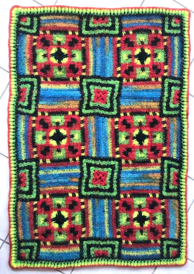 Rechteckiger Filzteppich" KALUTAN"